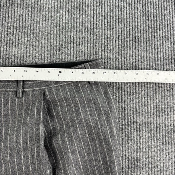 Vintage Tallia Suit 52L 44x28.5 Gray Wool Chalk Line Pleated Vitali Barberis VBC - Picture 15 of 16